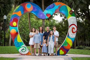 Heart of Largo Interactive Public Art Heart Sculpture by Clayton Swartz