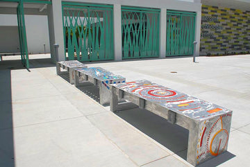 Art in State Buildings Project- Swartz installs work at FL Gulf Coast University