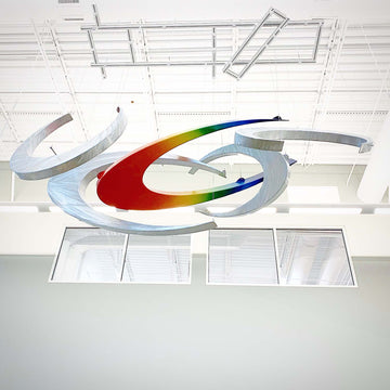 Swartz Suspended Sculpture for Simutech Group New York