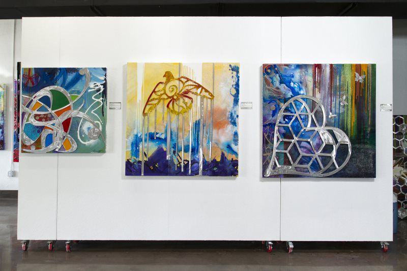 Mixed Media Paintings by Clayton Swartz