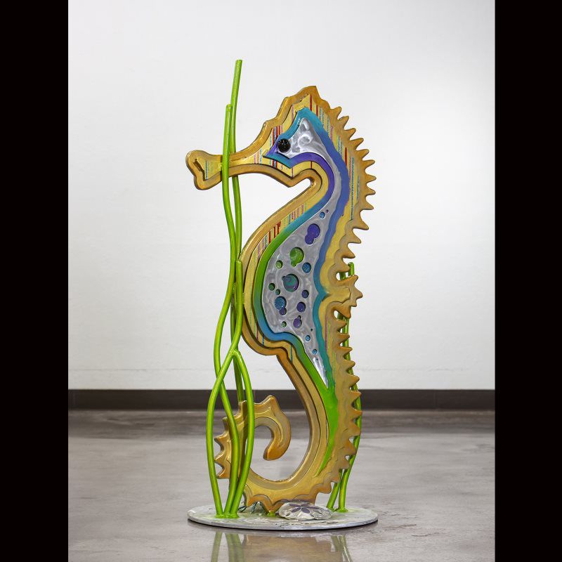 SEA HORSE FREESTANDING SCULPTURE