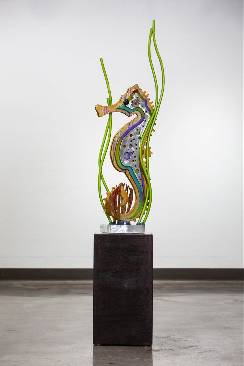 SEA HORSE TABLE TOP SCULPTURE