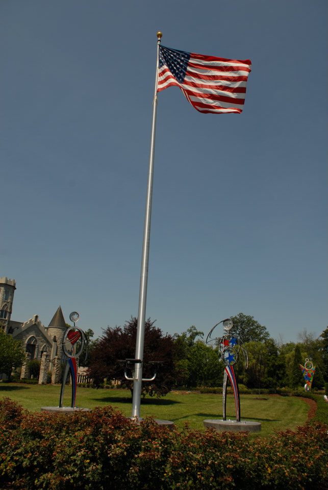 Swartz Creates Patriotic Art in Johnson City, Tennessee