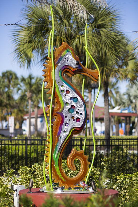 SEA HORSE SCULPTURE