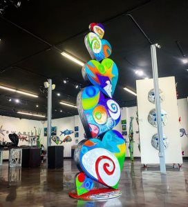 Family of Hearts Sculpture