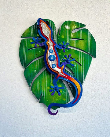Gecko Leaf Sculpture