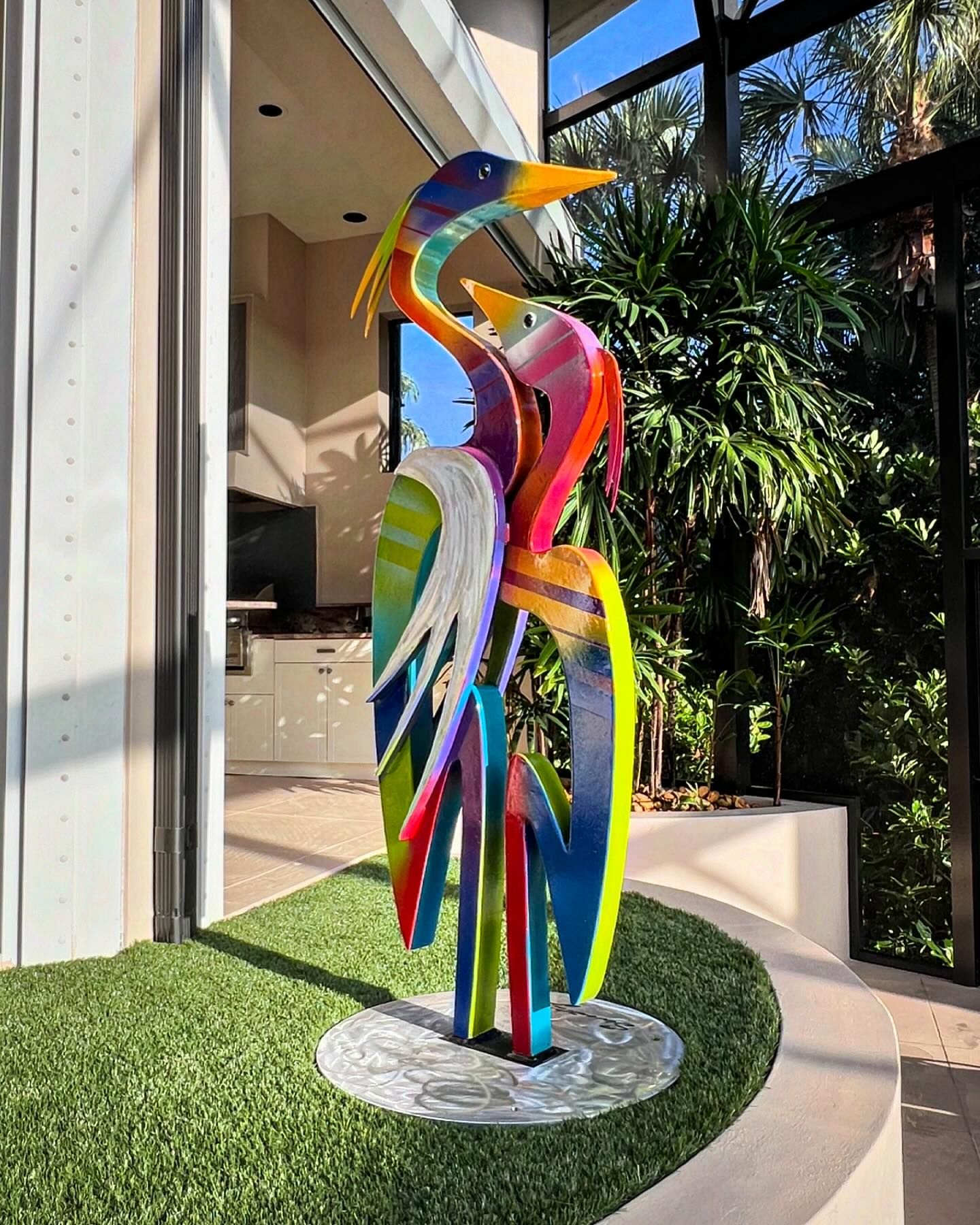 "Adore"  Heron Sculpture by Clayton Swartz Commission ONLY