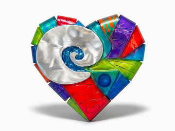 Radiant Heart Sculpture Small 2