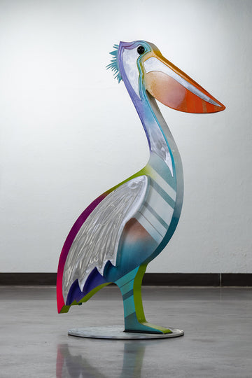 Pelican Sculpture by Clayton Swartz