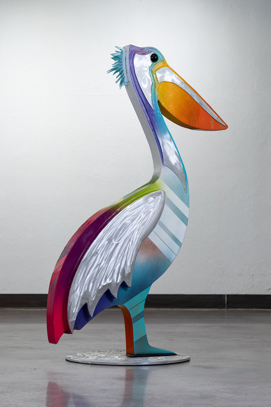 Pelican Sculpture by Clayton Swartz