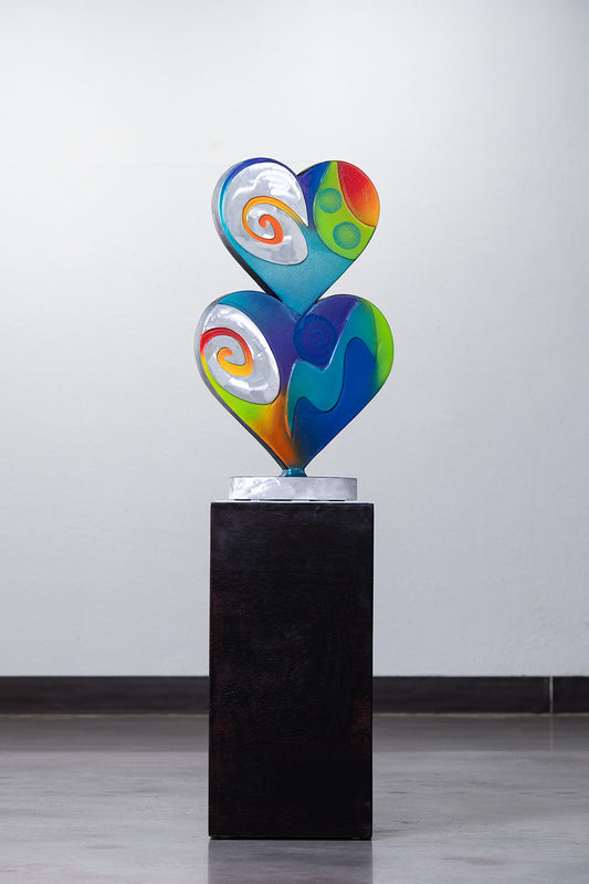 "Embrace in Bloom" Table top sculpture by Clayton Swartz