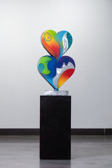 "Embrace in Bloom" Table top sculpture by Clayton Swartz