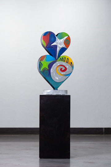 "Joyful Fusion" Table top sculpture by Clayton Swartz