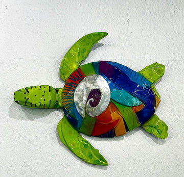 Sea Turtle Sculpture by Clayton Swartz