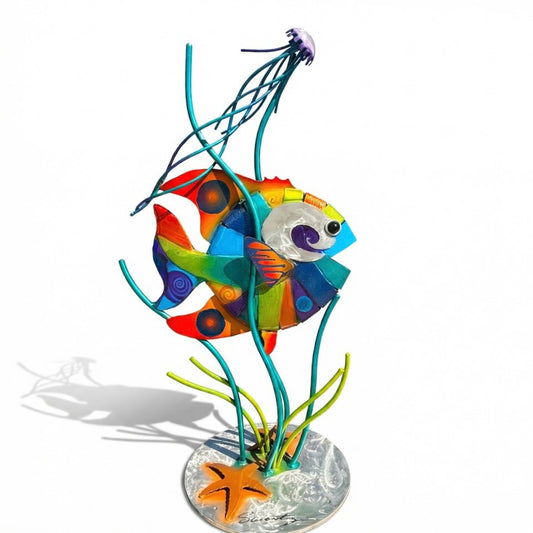 Angel Fish Reef Scene by Clayton Swartz