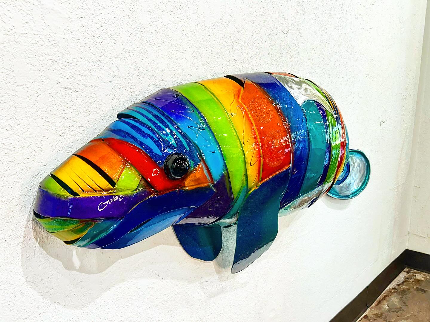Manatee Sculpture by Clayton Swartz