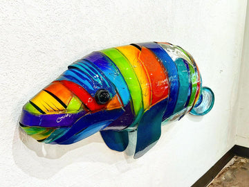 Manatee Sculpture by Clayton Swartz