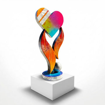 "Open Your Heart" Sculpture by Clayton Swartz