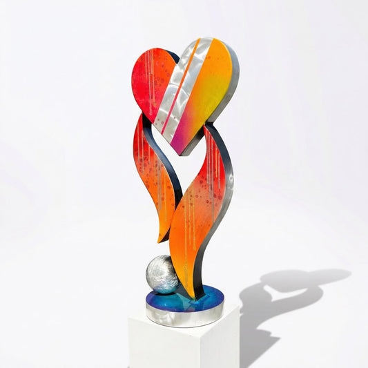 "Open Your Heart" Sculpture by Clayton Swartz